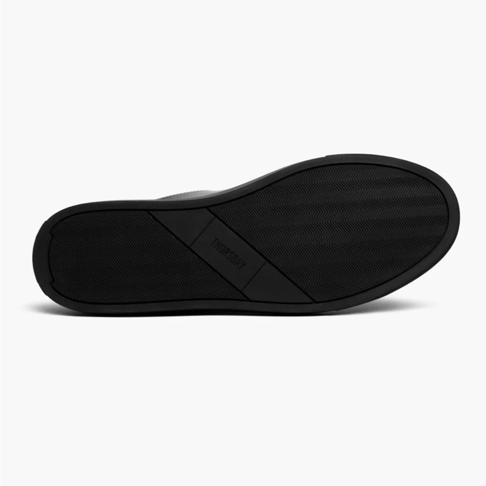 Brand New Thursday Boot Company Black Leather Sneakers Encore - Picture 10 of 10